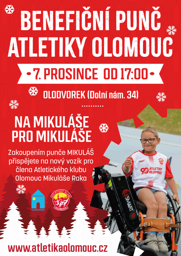 Benefiční punč ATLETIKA OLOMOUC na OLODVORKU