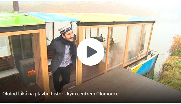 Zimní plavby Olomoucí z pohledu ČT